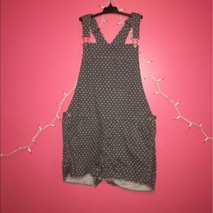 Cross Back Short Overalls